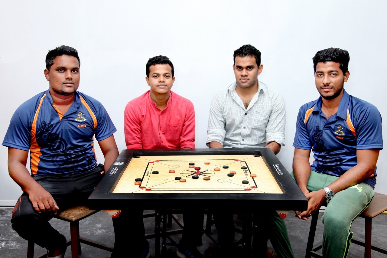 Sri Lanka Men’s Champions at Carrom World Championship 2016