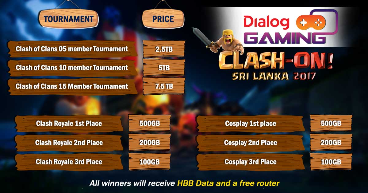 Prizes-for-Dialog-Gaming-Clash-On-2017