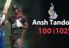 Video – Ansh Tandon’s fighting century against Sri Lanka