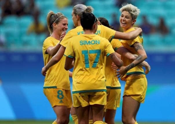 Football - Women's First Round - Group F Australia v Zimbabwe