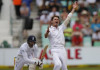 Injured Steyn named in South Africa’s World Twenty20 squad South African bowler Dale Steyn celebrates the dismissal of England batsman Steven Finnduring the second days play in the cricket Test match between England and South Africa at Kingsmead stadium on December 27, 2015 in Durban, South Africa.