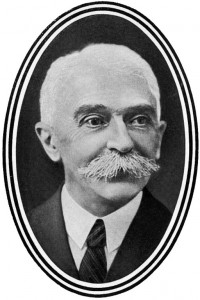 Picture dated from the 1930s of French baron Pierre de Coubertin