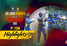 HIGHLIGHTS – 1st T20I | Sri Lanka Women’s tour of Bangladesh 2026