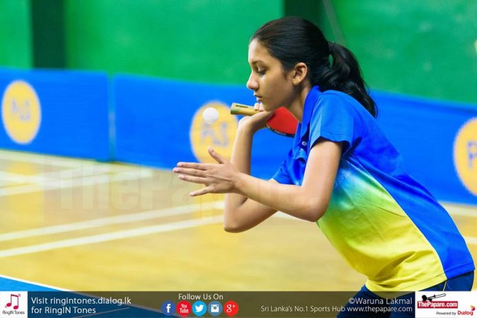 All Island Junior ranking table tennis