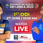Afghanistan tour of Sri Lanka 2023 – 1st ODI