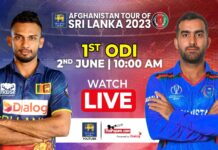 Afghanistan tour of Sri Lanka 2023 – 1st ODI