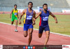 42ஆவது தேசிய விளையாட்டு விழா 2016 Pradeep Sanjaya and C.L.I Weerasinghe at the edge of the white line in the 400m event
