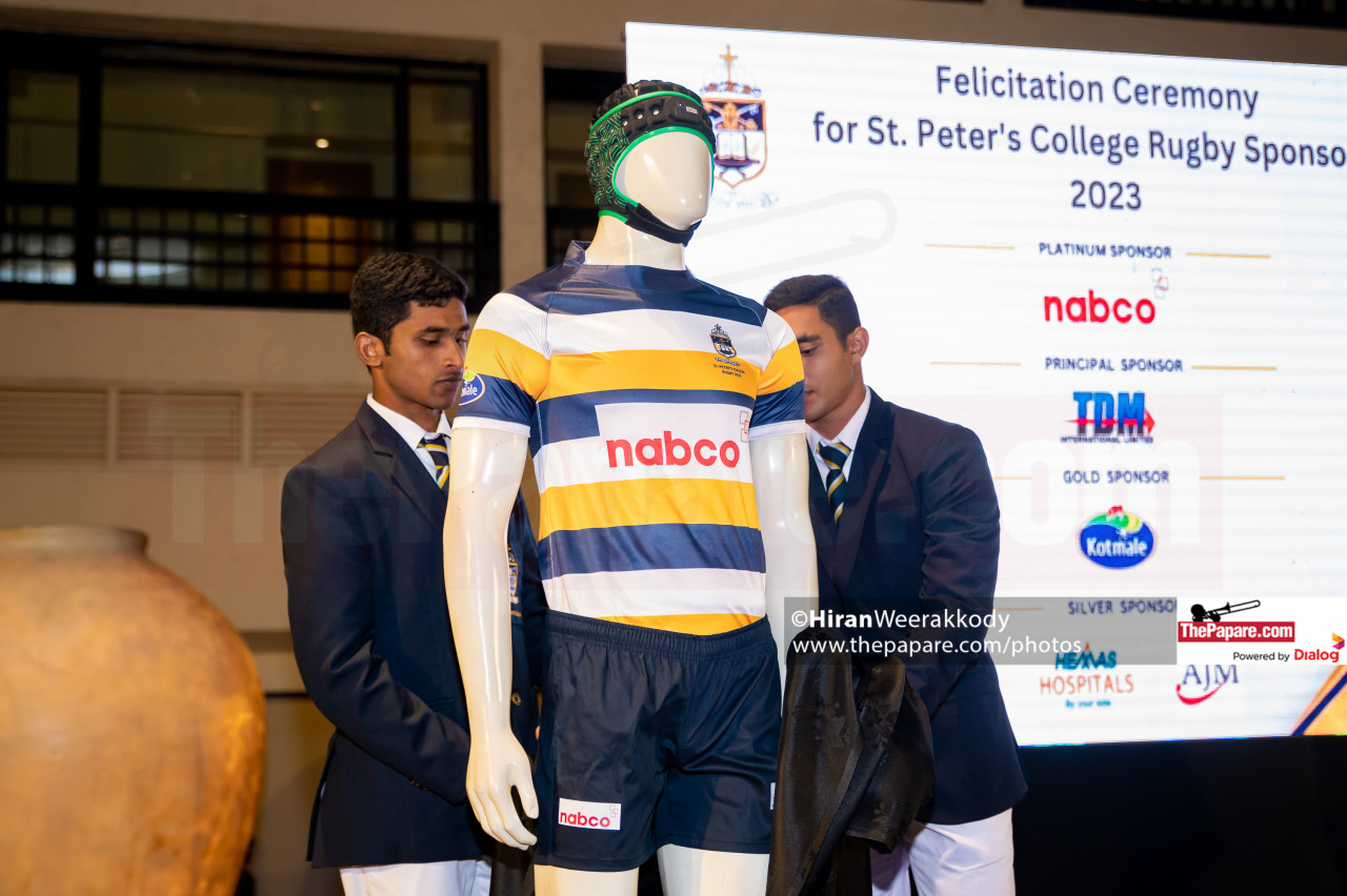 Photos - St. Peter's College Rugby Sponsor felicitation 2023
