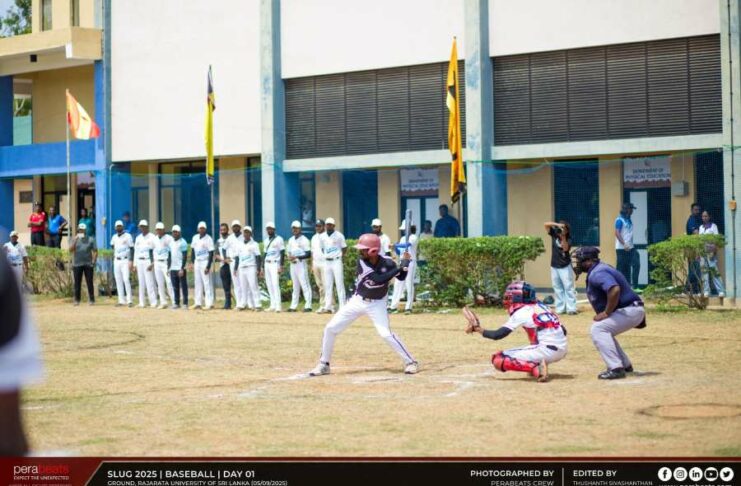 University of Sri Jayewardenepura clinches Inter-University Baseball title with a breakthrough victory Perabeats Media - University of Peradeniya, J'pura Flames Media - University of Sri Jayewardenepura