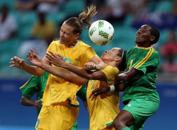 Football - Women's First Round - Group F Australia v Zimbabwe