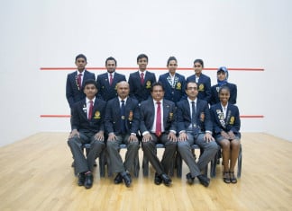 Sri Lanka Squash team