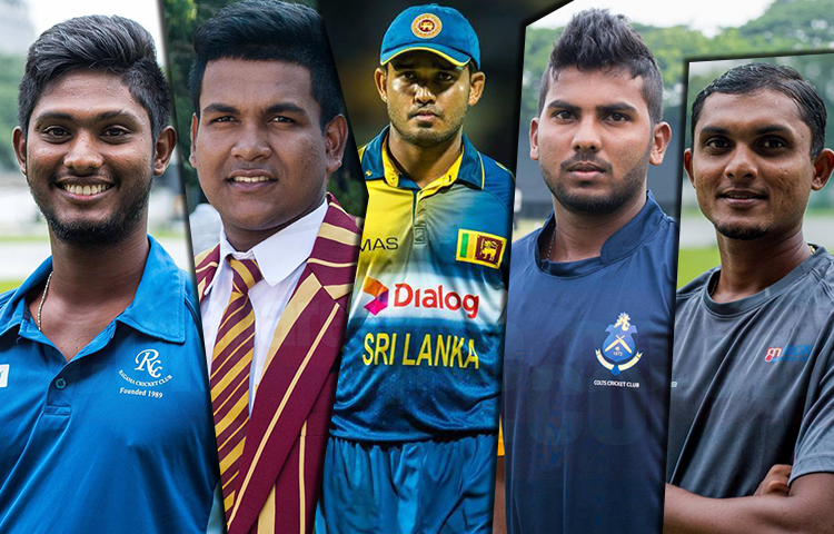 වමේ සිට දකුණට සිටින ක්‍රීඩකයින් පිලිවෙලින් - ලහිරු මිලන්ත, සම්මු අශාන්,මිලින්ද සිරිවර්ධන, කේෂාන් විජේරත්න, අසංක සිල්වා (ශ්‍රී ලංකා A එක්දින සංචිතය)