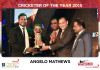 උත්කර්ෂවත් ක්රිකට් සම්මාන උළෙලේ වැඩි ගෞරවය ඇන්ජලෝ මැතිව්ස්ට Dialog Cricket Awards 2016 reported