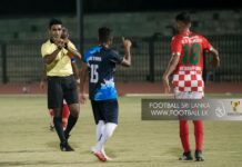 Referee forgets a red card; almost misses another Referee Irshad Farook missed two red cards in Super League pre Season 2021