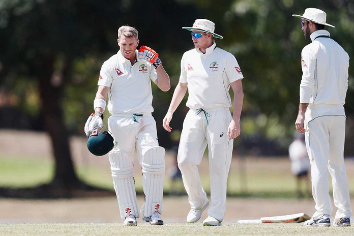 Warner retires hurt after bouncer blow