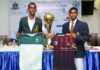 Isipathana – Thurstan renews rivalry with Football Thurstan skipper Thimira Lakshan and Isipathana captain Oshan Kavinda – Football Big Match (W.A.Rohana Challenge Trophy 2023)