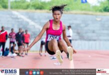 Sarangi de Silva renews National Long Jump record