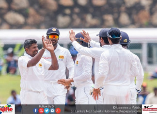 SLvBAN 1st Test Day 5 - Lunch Report