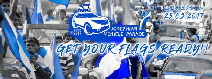 6th Josephian Vehicle Parade to paint Colombo in Blue & White