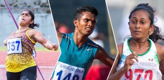 18 medals for Sri Lanka