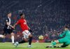 Martial scores twice as United crush Newcastle