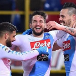 Hamsik and Mertens hit hat-tricks as Napoli thrash Bologna