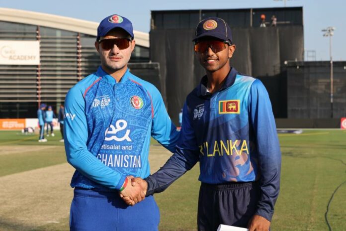Sri Lanka U19 vs Afghanistan U19 asia cup 2025 Sri Lanka U19 vs Afghanistan U19 asia cup 2025