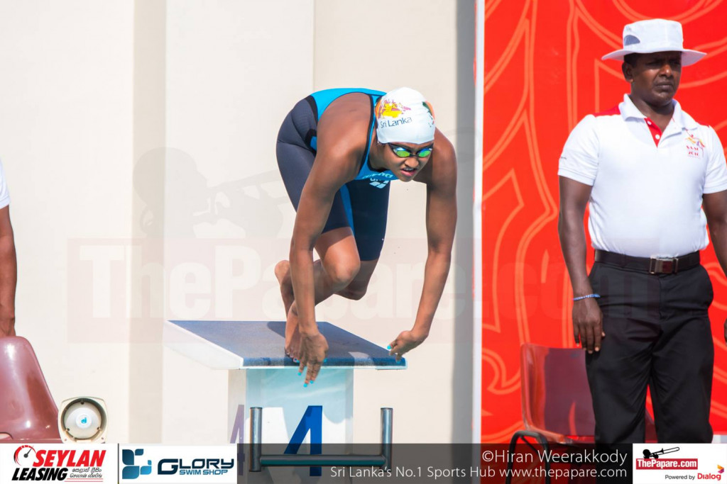 Kimiko Raheem in action from the South Asian Aquatic Championship