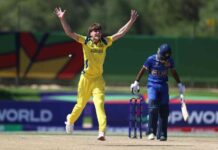 Byrom takes five as Sri Lanka fold for 58, handing Australia third straight win ICC via Getty Images