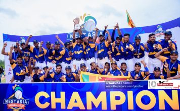 Photos: Sri Lanka v Pakistan – West Asia Baseball Cup 2019 (FINAL)