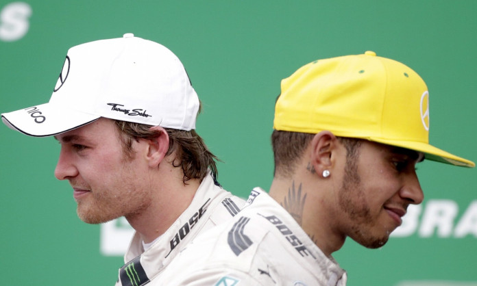Mercedes team-mates Nico Rosberg and Lewis Hamilton and not always seen eye-to-eye this season.