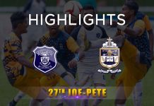 Highlights – St.Joseph’s College v St.Peter’s College – 27th Joe-Pete Football