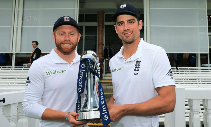 England’s captain, Alastair Cook