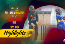 WATCH – HIGHLIGHTS – 2nd ODI | Sri Lanka Women’s tour of Bangladesh 2026