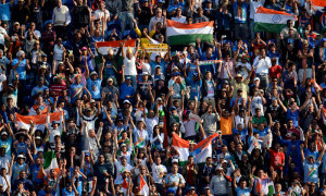 Indian crowds at the South Africa vs India Champion’s Trophy game in 2013