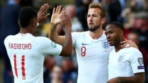 Rashford (L), Kane (M) & Sterling (R) 