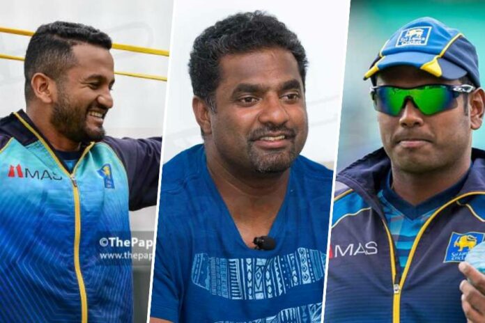 Dimuth Karunaratne and Angelo Mathews respond to Muralitharans