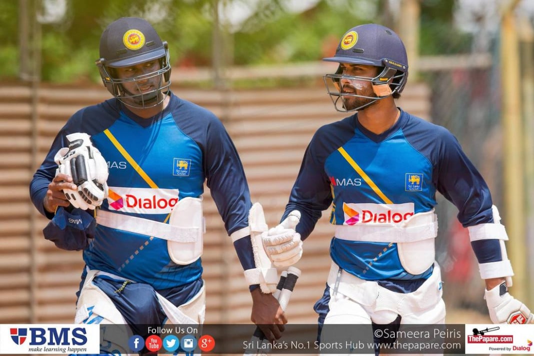 Angelo Mathews and Dinesh Chandimal