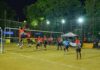 Tamil Nadu Youth Men's Volleyball Team in action in their tour of Sri Lanka 2023