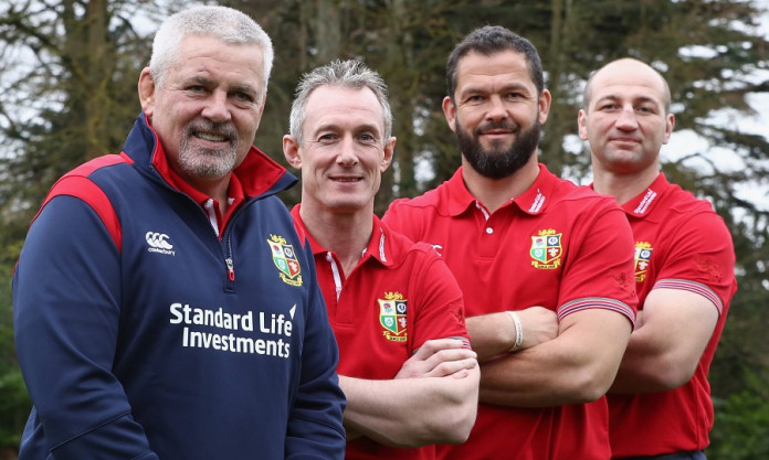 Gatland names 'core' Lions coaching team