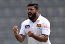 ලහිරු කුමාර දක්ෂ පන්දු යැවීමක Sri Lanka tour of West Indies