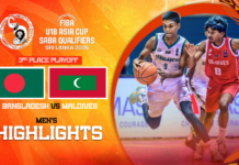 Highlights | Bangladesh vs Maldives | FIBA U18 Asia Cup SABA Qualifier’s 2026