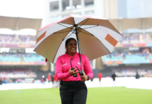 Nimali Perera makes history as first Sri Lankan female official in men’s international match