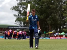 Ben Mayes, විරාන් චමුදිත අසලට ම පැමිණෙයි ICC U 19 Cricket World Cup 2026
