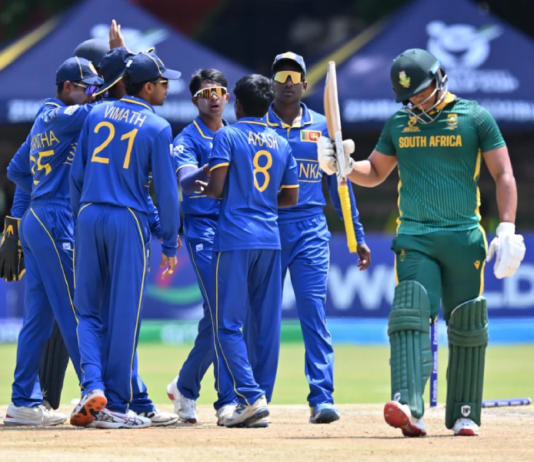 தென்னாபிரிக்காவினை வீழ்த்திய இலங்கை இளையோர் அணி Sri Lanka U19 vs South Africa U19