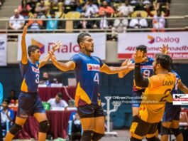 Sri Lanka defeated Uzbekistan 3-0 in the 2021 Asian Men’s Volleyball Championship qualifier