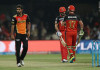 RCB thump Sunrisers Hyderabad by 45 runs after a power-packed batting show RCB thump Sunrisers Hyderabad by 45 runs after a power-packed batting show