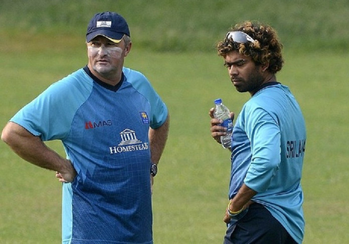 Paul Fabrace and Lasith Malinga