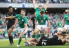Autumn internationals: Ireland 40-29 New Zealand Ireland’s Conor Murray celebrates Robbie Henshaw’s try. Photograph: Billy Stickland/INPHO/Rex/Shutterstock