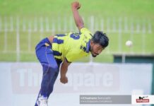 හංසජ දිනයේ හොඳම පන්දු යැවීම වාර්තා කරයි Tier B 50 Over Tournament 2026